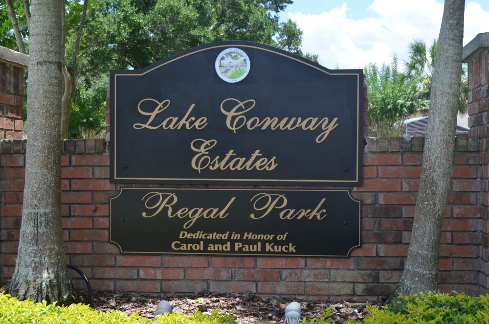 Lake Conway Estates Sign 2